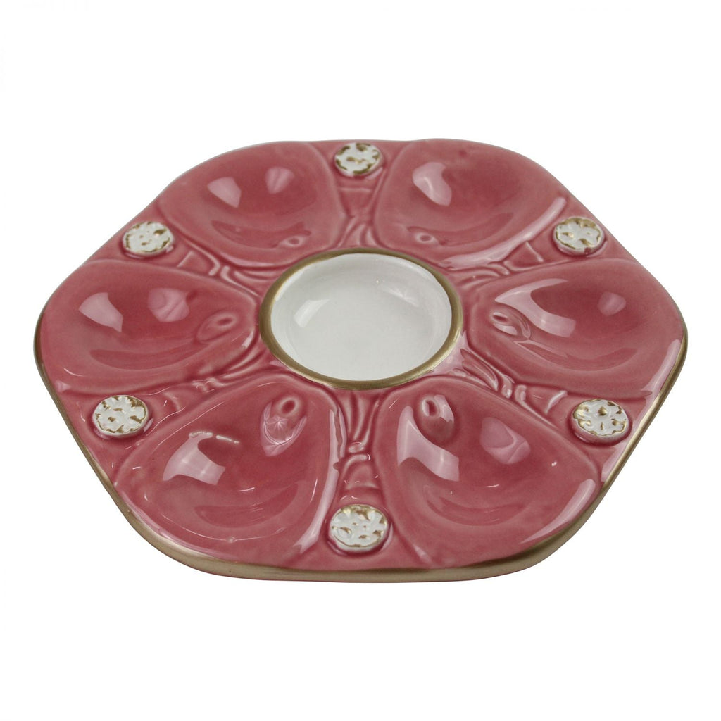 Rose Oyster Plate by Pamela Sack Adler's - Adler's Jewelry of New Orleans