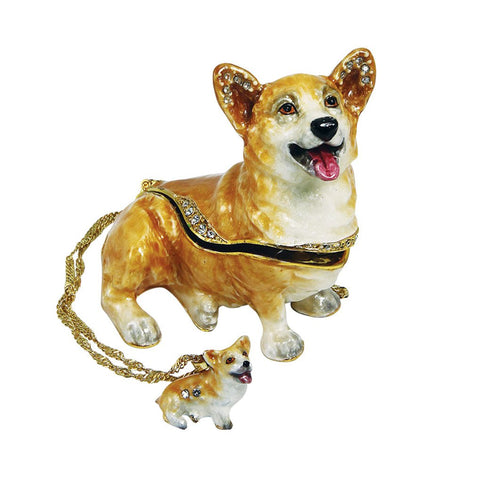 Dog Enamel Boxes