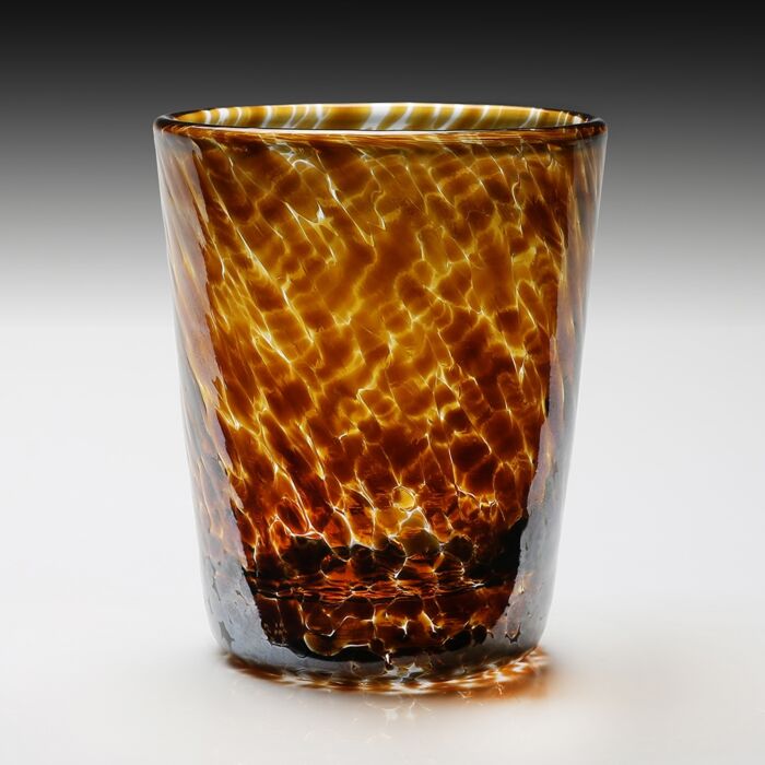Vanessa Double Old Fashioned Glass, Tortoise William Yeoward - Adler's Jewelry of New Orleans