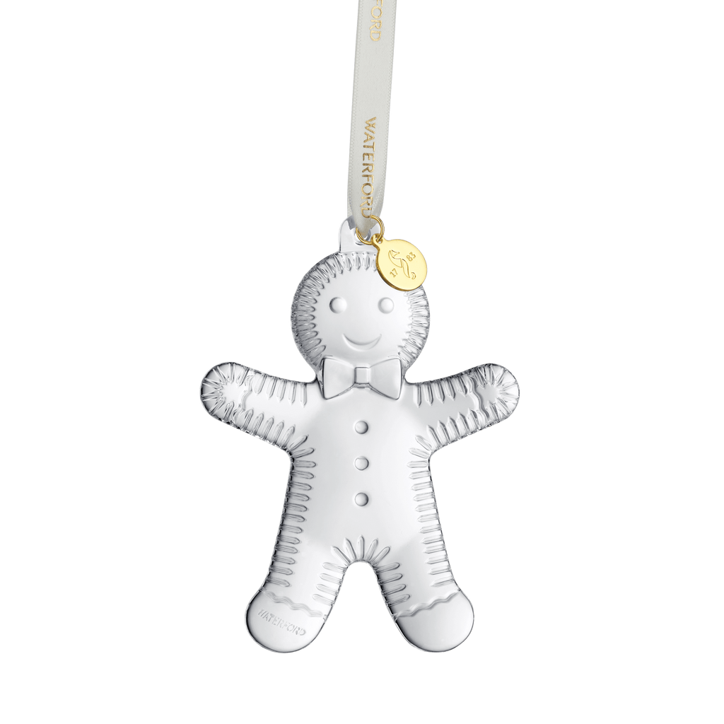 Waterford Gingerbread Man Ornament Waterford - Adler's Jewelry of New Orleans