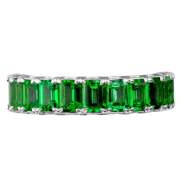 White Gold, Tsavorite & Diamond Ring Adler's - Adler's Jewelry of New Orleans
